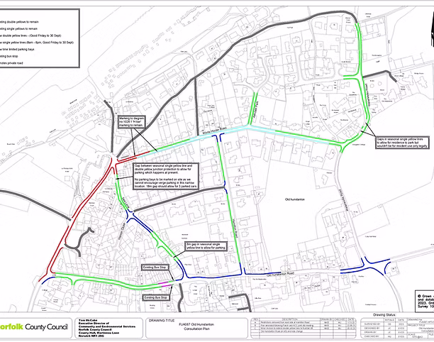TRO proposal street map